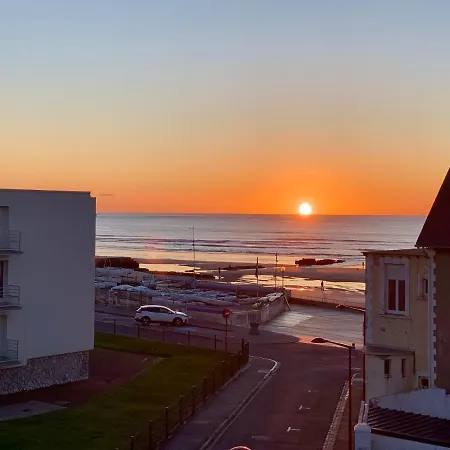 Daire Ninou Cap Sud, Terrasse Vue Mer, Appt Lumineux 66m2 Wimereux